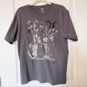 AC DC, concert tee, highway to hell, size large